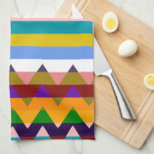 Trendy Chevron Stripes Pattern# 3 Theedoek (Quarter Fold)