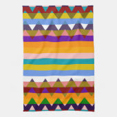 Trendy Chevron Stripes Pattern# 3 Theedoek (Verticaal)