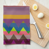 Trendy Chevron Stripes Pattern #6 Theedoek (Quarter Fold)