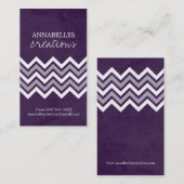 Trendy Chevron Visitekaartjes (Voorkant / Achterkant)