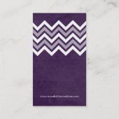 Trendy Chevron Visitekaartjes (Achterkant)