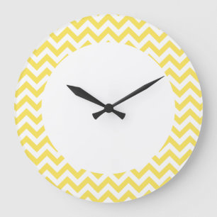 Trendy Chevron Wall Clock Grote Klok