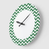 Trendy Chevron Wall Clock Grote Klok (Hoek)