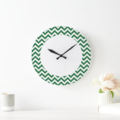 Trendy Chevron Wall Clock Grote Klok (Huis)