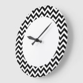 Trendy Chevron Wall Clock Grote Klok (Hoek)
