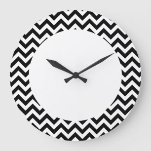 Trendy Chevron Wall Clock Grote Klok