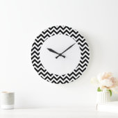 Trendy Chevron Wall Clock Grote Klok (Huis)