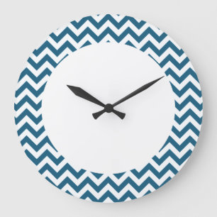 Trendy Chevron Wall Clock Grote Klok