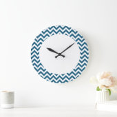 Trendy Chevron Wall Clock Grote Klok (Huis)