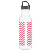 Trendy Chevron Waterfles (Achterkant)