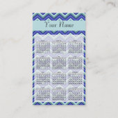 Trendy Chevron Zig Zag Pattern Visitekaartje (Achterkant)