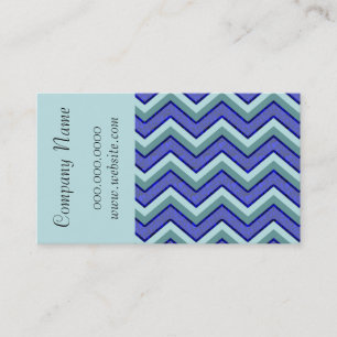 Trendy Chevron Zig Zag Pattern Visitekaartje