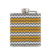 Trendy Chevron Zigzag 5 Heupfles (Achterkant)