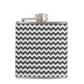 Trendy Chevron Zigzag Pattern 6 Heupfles (Voorkant)