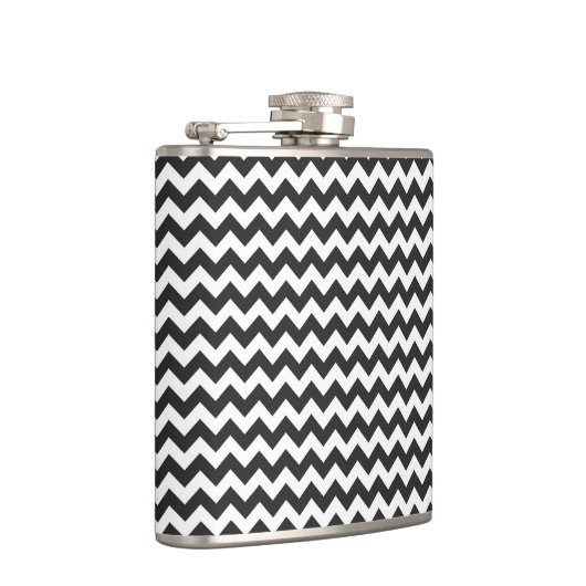 Trendy Chevron Zigzag Pattern 6 Heupfles (Rechts)