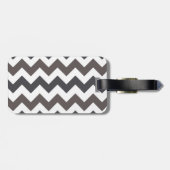 Trendy Chevron Zigzag Pattern 7 Bagagelabel (Achterkant horizontaal)
