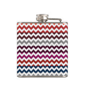 Trendy Chevron Zigzag Pattern Heupfles (Achterkant)