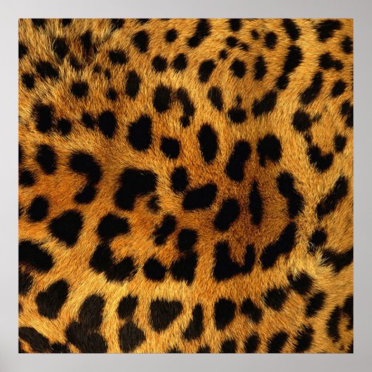 trendy chic animal patroon brown leopard print (Voorkant)