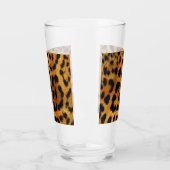 trendy chic animal patroon brown leopard print glas (Links)