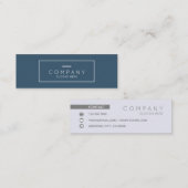 Trendy Chic Contemmodern Spruce Mini Visitekaartje (Voorkant / Achterkant)