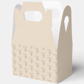 Trendy Chic Espresso Martini Bruidsmeisje Voorstel Bedankdoosjes (Open)