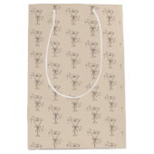 Trendy Chic Espresso Martini Neutraal Bruin Beige Medium Cadeauzakje (Voorkant)