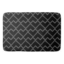 Trendy Chic Geometrisch Zwart en Wit Patroon