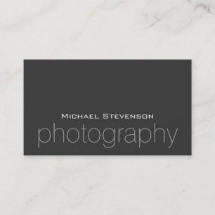 Trendy Chic Gray Classical Visitekaartje