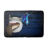 Trendy chic martini cocktail party meisje stilleto badmat (Voorkant)