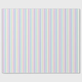 Trendy Chic Rainbow Stripes Cadeaupapier (Vlak)
