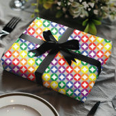 Trendy Chic Regenboog Diamanten Cadeaupapier