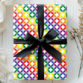 Trendy Chic Regenboog Diamanten Cadeaupapier