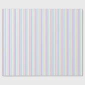 Trendy Chic Regenboog Strepen Cadeaupapier (Vlak)
