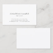 Trendy Chic Simple Graphic Design Moderne Sjabloon Visitekaartje (Voorkant / Achterkant)