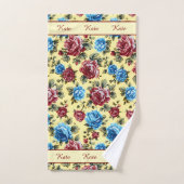 Trendy Chic Stylish Floral Vintage  Bad Handdoek (Handdoek)