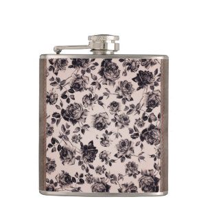 Trendy Chic White en Black Elegant Floral Heupfles