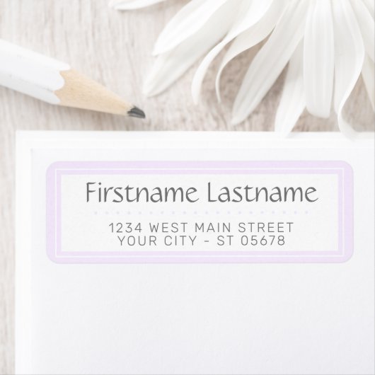 Trendy Chic Wit Eenvoudige Gestileerde Typografie  Etiket (Insitu)