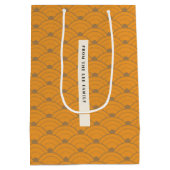 Trendy Chinese Maan Nieuwjaar Groeten Gift Bag Medium Cadeauzakje (Achterkant)