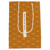 Trendy Chinese Maan Nieuwjaar Groeten Gift Bag Medium Cadeauzakje (Achterkant)