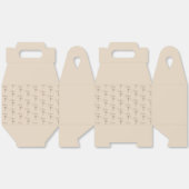 Trendy chique Espresso Martini bruidsmeisje voorst Bedankdoosjes (Ongevouwen)