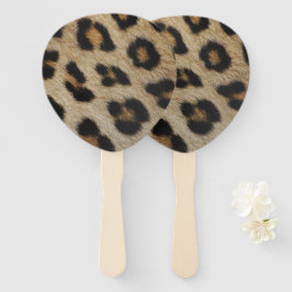 Trendy chique luipaard bont dier print patroon gla handwaaier