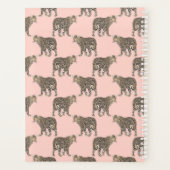 Trendy chique luipaard dierpatroon planner (Achterkant)