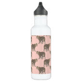 Trendy chique luipaard dierpatroon waterfles (Rechts)