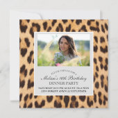 Trendy chique luipaard print Safari verjaardagsfee Kaart (Voorkant)