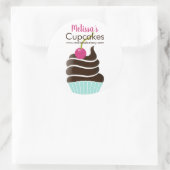 Trendy chocolade cherry jar of box sticker (Tas)