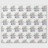 Trendy Christmas Bell Party Elegant Holidays Cadeaupapier (Vlak)