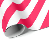 Trendy Christmas Classic Rood Wit Streep Sjabloon Cadeaupapier (Rol Hoek)