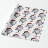 Trendy Christmas Golf Ball Tee With Santa Hat     Cadeaupapier (Uitgerold)