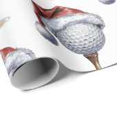 Trendy Christmas Golf Ball Tee With Santa Hat     Cadeaupapier (Rol Hoek)
