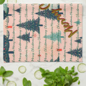 Trendy Christmas Luxury Christmas Trees Theedoek (Gevouwen)